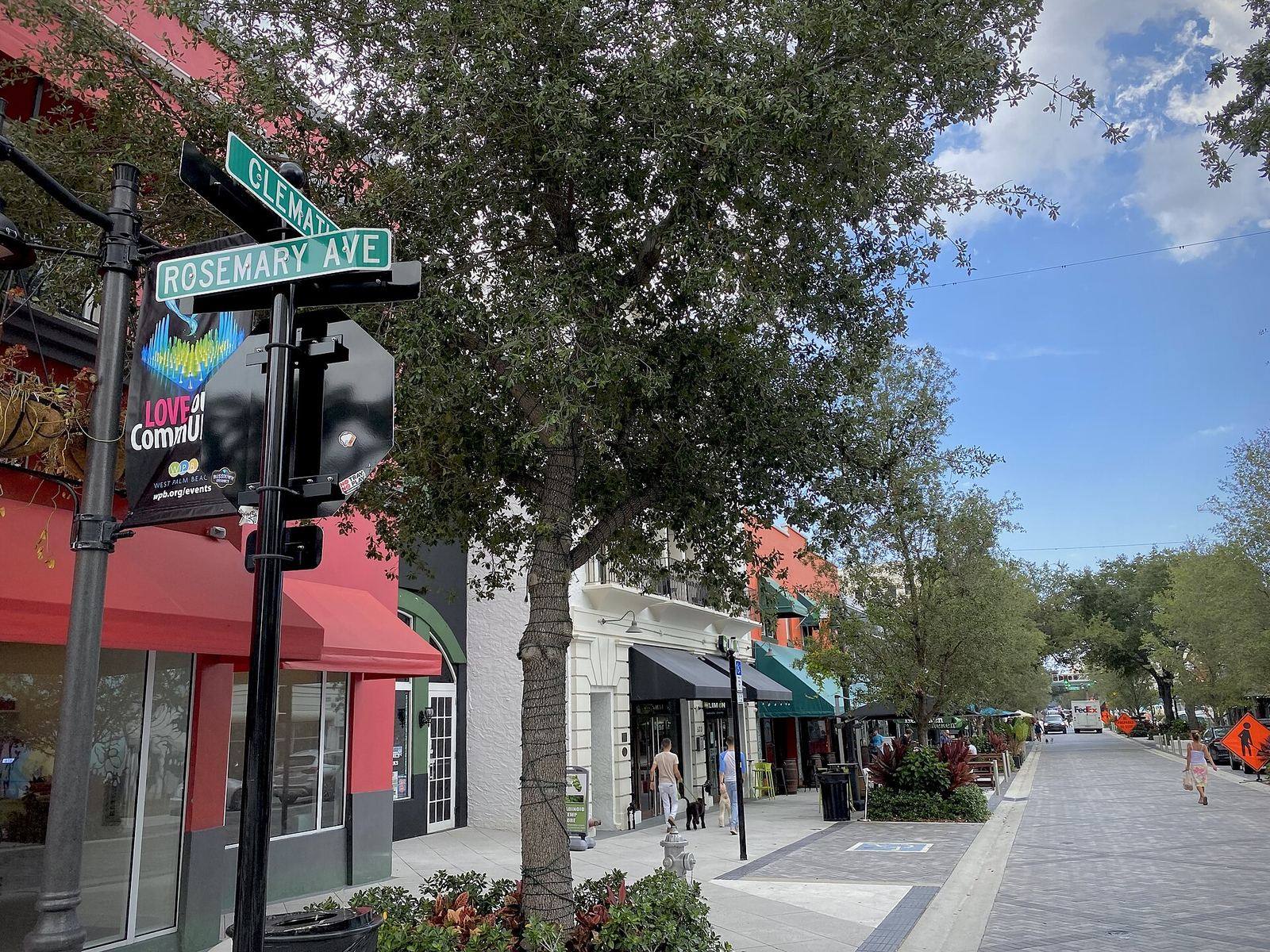 Clematis Street, downtown West Palm Beach